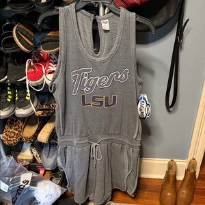 LSU Tigers Gray Romper